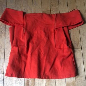 Anthropologie off the shoulders shirt